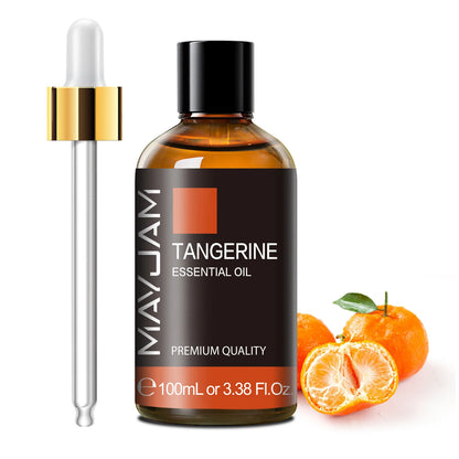 100ML Pure Plant Essential Oil Mint Bergamot Patchouli Citronella Lemongrass Chamomile Cedarwood For Reed Diffuser Humidifier