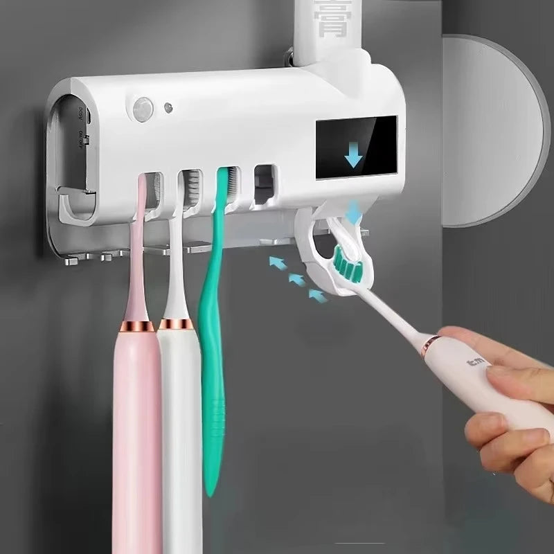 Multifunctional Toothbrush Holder Induction UV Sterilization