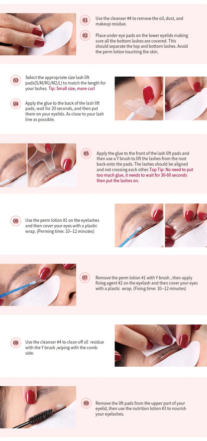 Ultimate Lash Lift Kit – DIY Eyelash Perm & Lifting Set
