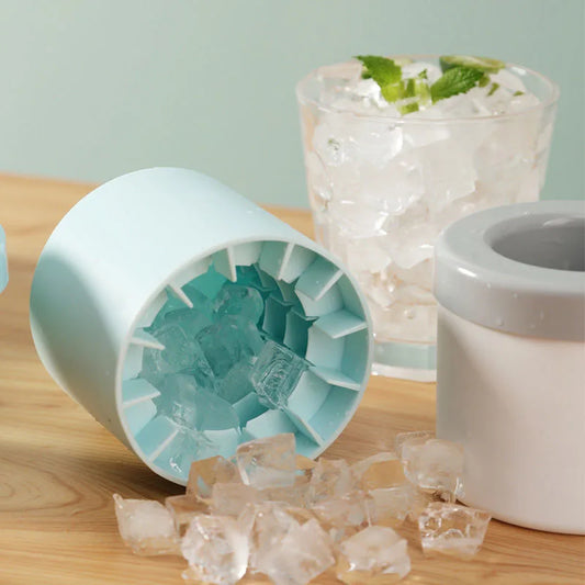 Silicone Ice Cube Mold Round Ice Bucket Summer
