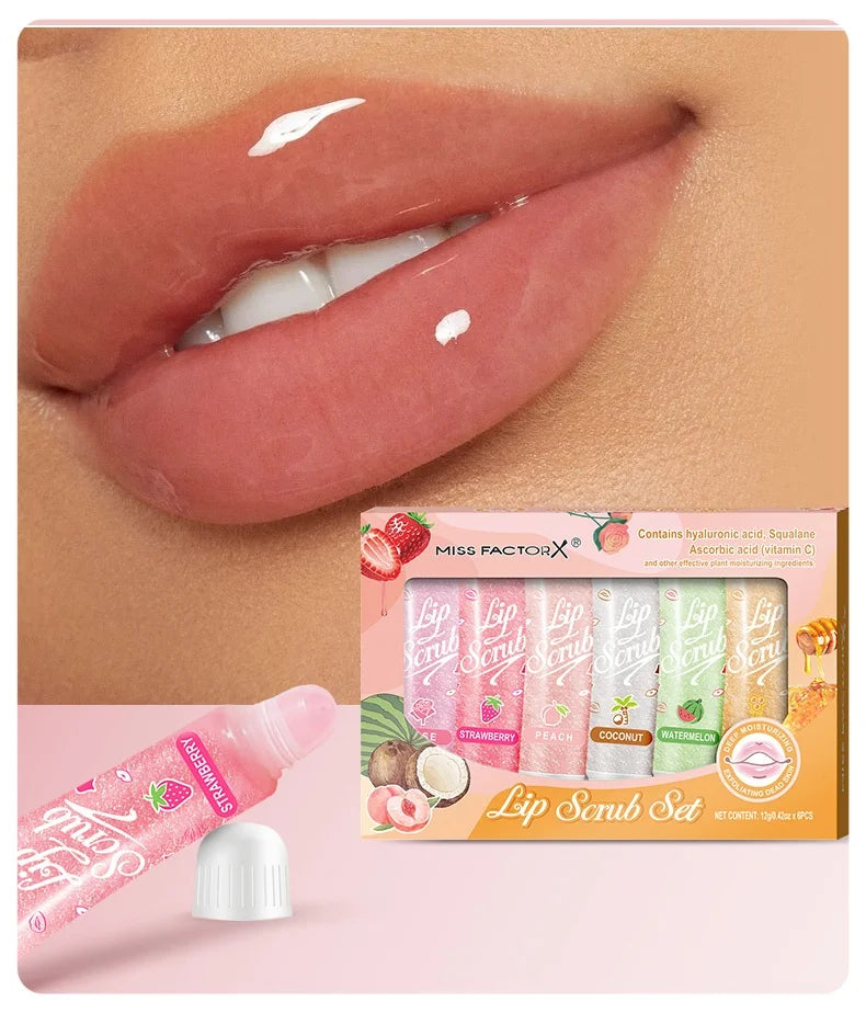 brightening lip care set for improving natural lip tone
