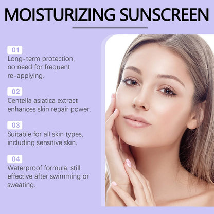 Sunscreen Cream Spf 90+ UV Protective Sunburn Repairing Cream Sun Block Isolation Lotion Moisturizing Oil-Control Face Body Care