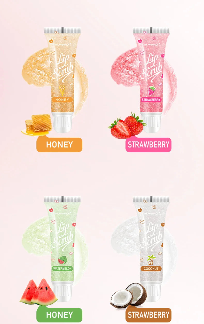 lip exfoliator for removing dry skin and smoothing lips
