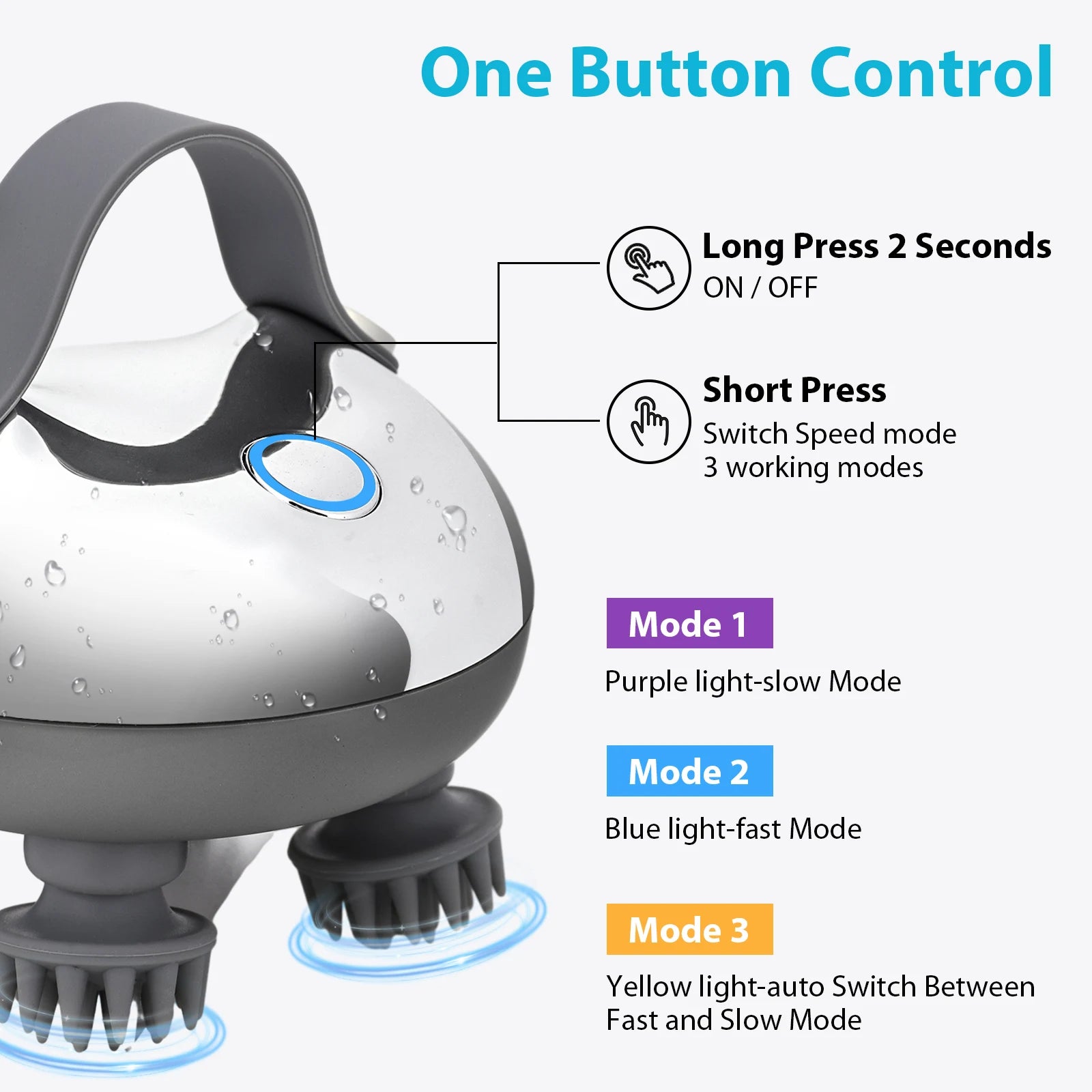 scalp massage device for stress relief and circulation boost
