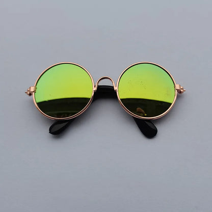 Lovely Vintage Round Cat Sunglasses Reflection Eye