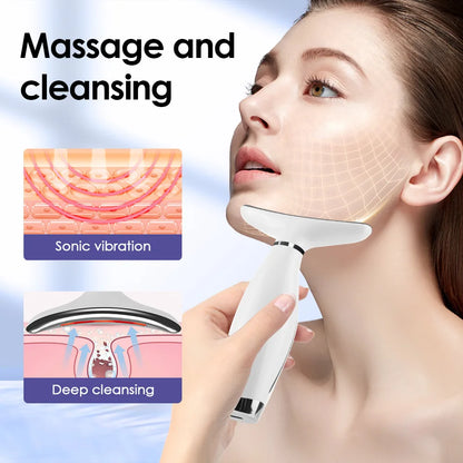 7‑in‑1 Neck & Face Massager for Women – Portable Skin Tightening & Daily Facial Care Tool