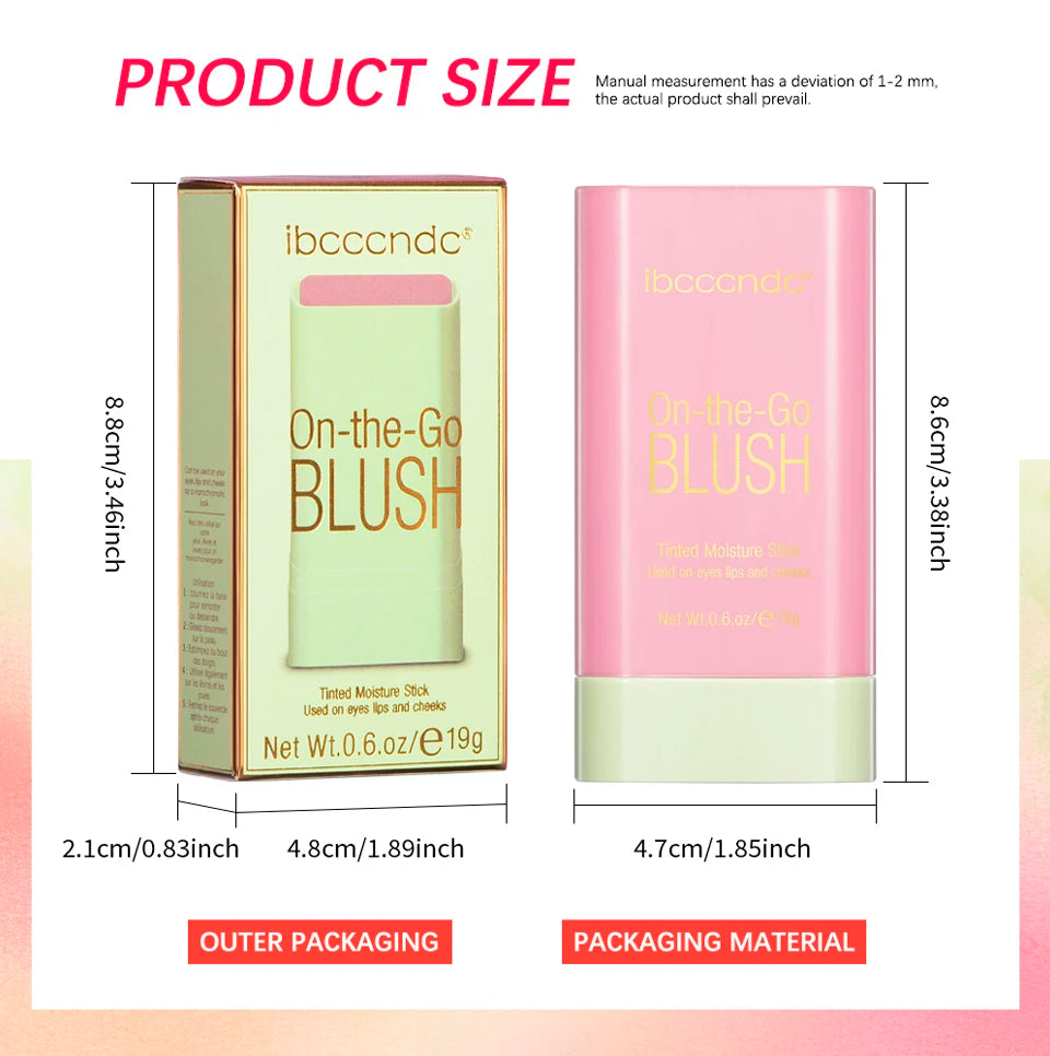 Multi‑Use Moisturizer Stick – Blush, Lips & Eyes Creamy Waterproof