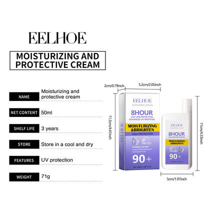 Sunscreen Cream Spf 90+ UV Protective Sunburn Repairing Cream Sun Block Isolation Lotion Moisturizing Oil-Control Face Body Care