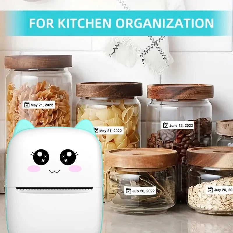 MINI Portable Thermal Printer Wireless Memo Label Machine