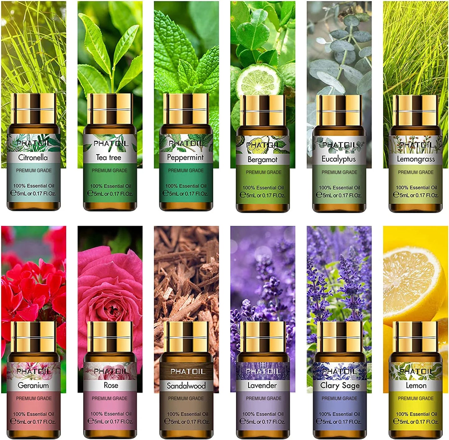 lavender lemon tea tree oils for calming and wellness

