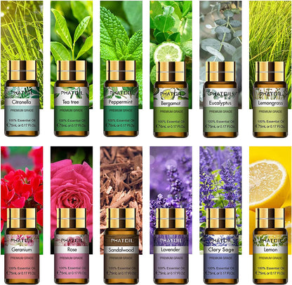 lavender lemon tea tree oils for calming and wellness
