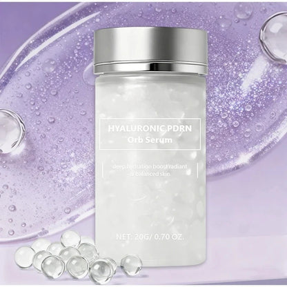 Korean Hyaluronic PDRN Orb Serum Spherical Particles Beads Face Essence Deep Hydration Salmon DNA Plumping Firming Moisturizer
