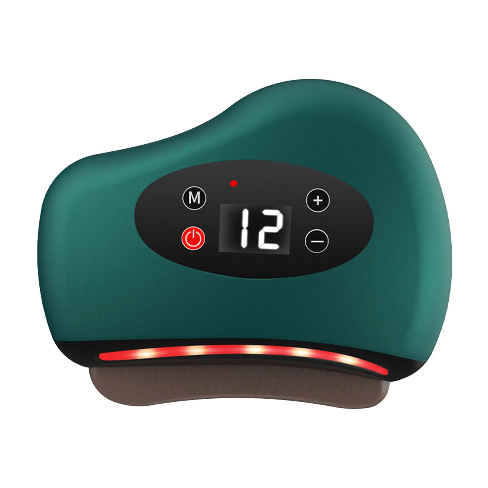 heated scraping massager for neck face and body care
