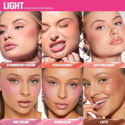 Best Beauty Blush Filter Soft Glow Liquid Blush Shiny Lip Gloss Blusher Lipstick Cotton Candy Bubblegum Concealer Cosmetics