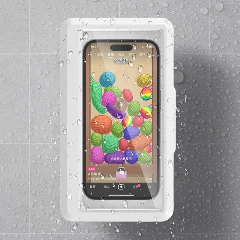 Bathroom Waterproof Phone Holder Home Wall Phone