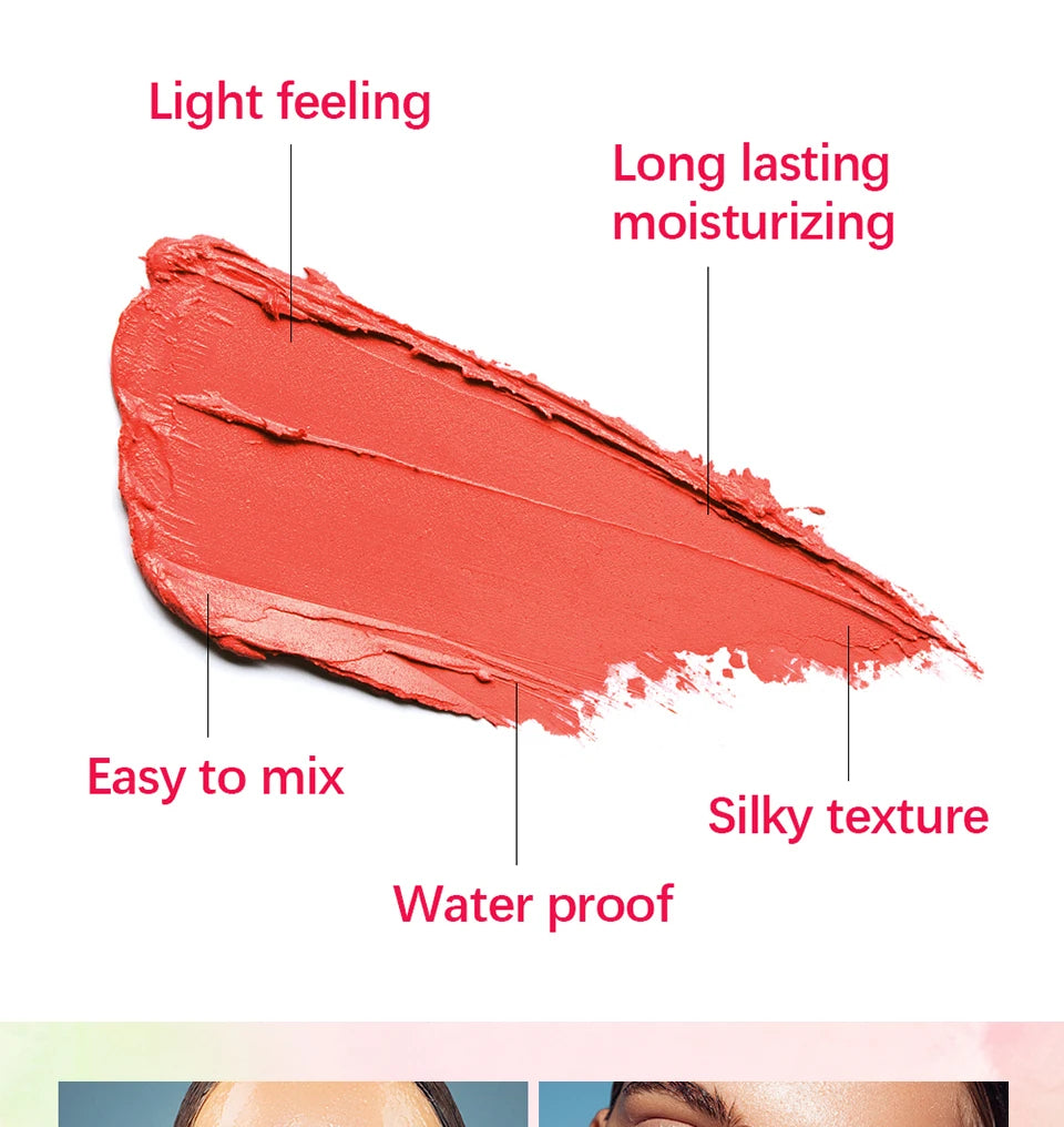 Multi‑Use Moisturizer Stick – Blush, Lips & Eyes Creamy Waterproof