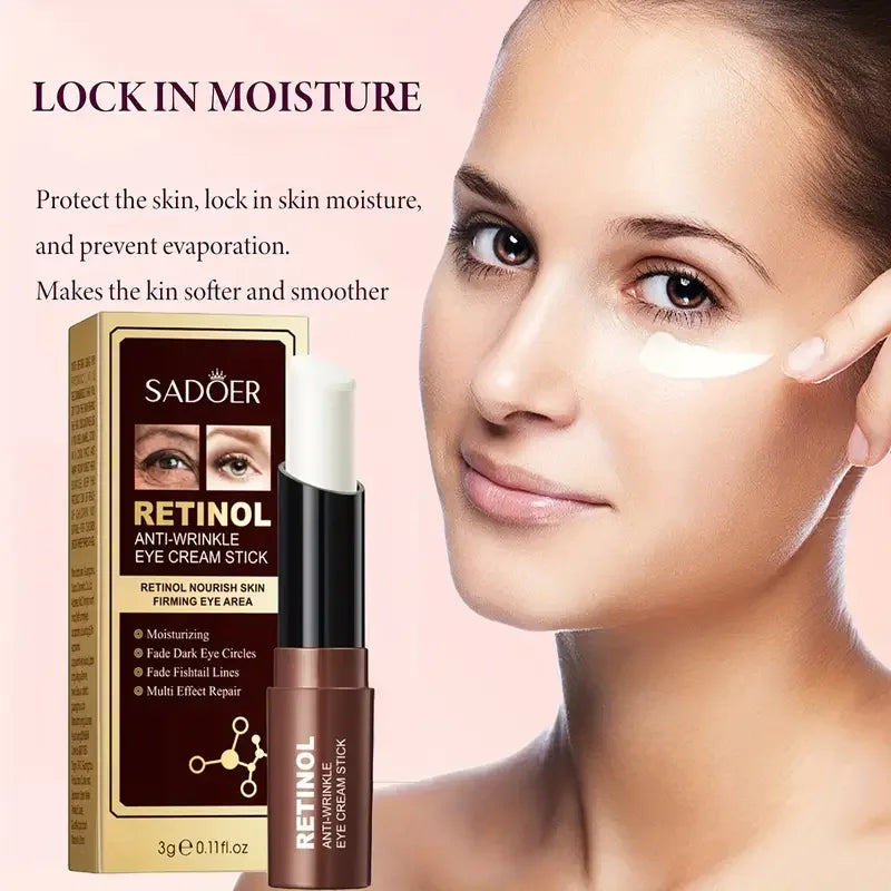 Retinol Eye Cream Stick Removing Anti Dark Circles Under the Eyes Moisturizing Firming Eyes Brighten Eye Skin Care Products