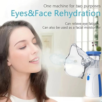 Portable facial steamer with nano-ion mist, facial spray, facial steamer, nebulizer, beauty humidifier, handheld device for mois