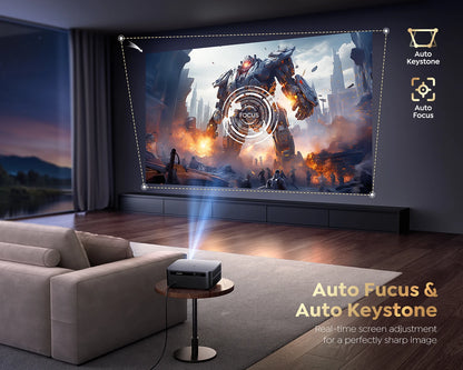 FHD Projector Bluetooth WiFi Projector Netflix Officially