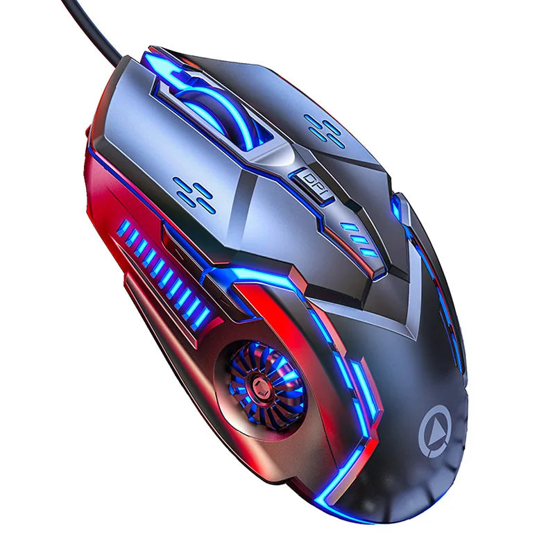 UTHAI Six key 3200PDI wired illuminated gaming mouse