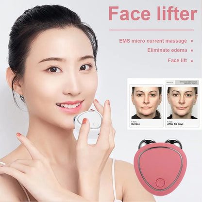 Face Lift Massager Machine Roller Microcurrent