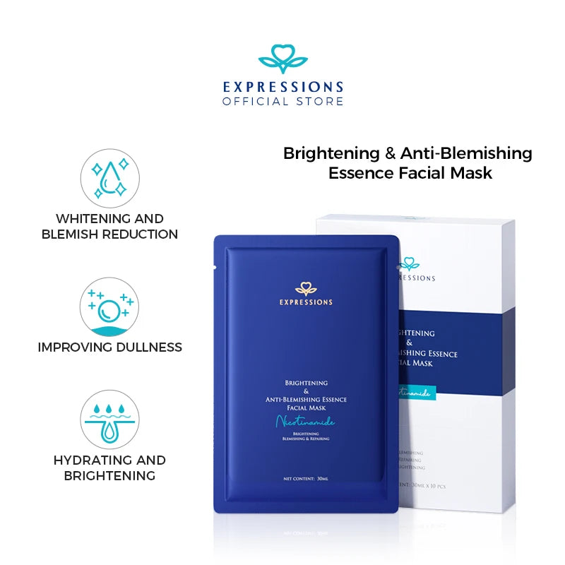 niacinamide face mask for anti blemish and brightening care
