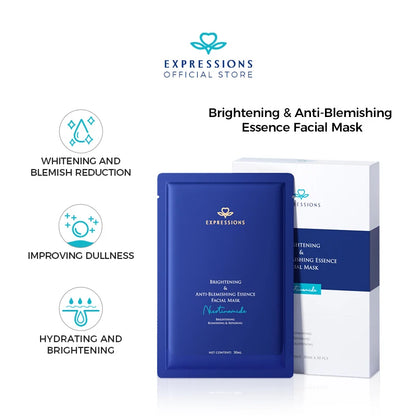 niacinamide face mask for anti blemish and brightening care
