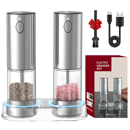 Electric Pepper Grinder Stainless Steel Salt And Pepper