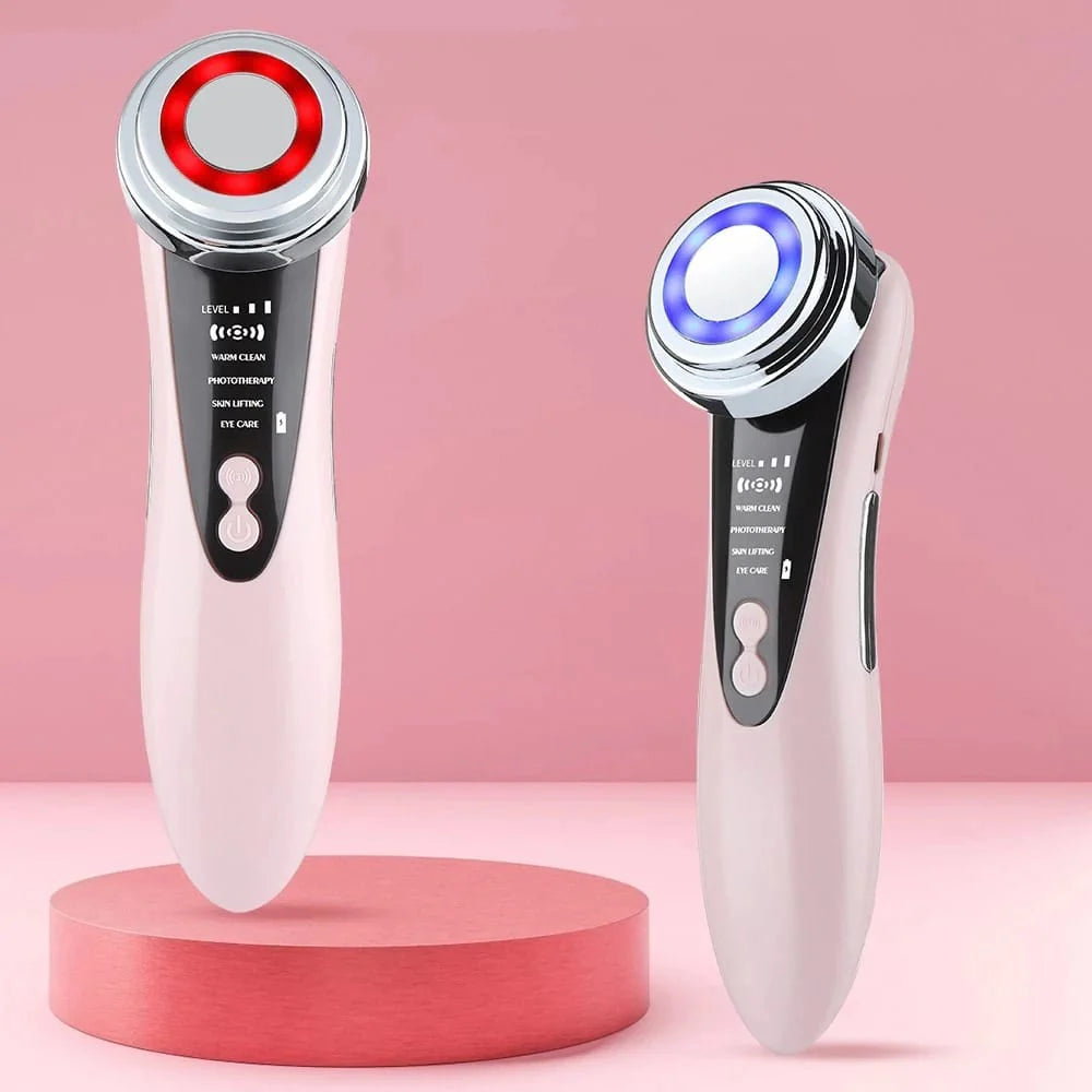 Electric Facial Massage Device Color Light Import