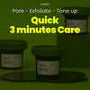 green mung bean clay mask for pore cleansing and oil control
